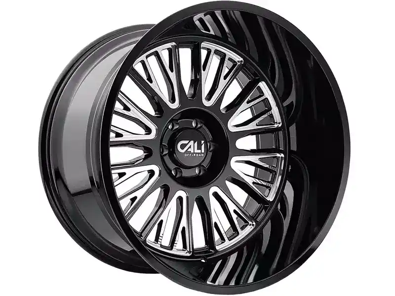 Cali Offroad Milled Gloss Black Vertex Wheel 9116-26481BM | RealTruck Grab Now