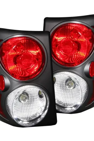 ANZO 1999-2003 Jeep Grand Cherokee Taillights Black Special Discount