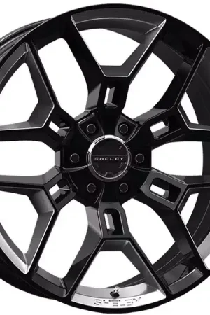 Shop Now Carroll Shelby Black & Silver CS45 Wheel CS45-395512-BS | RealTruck