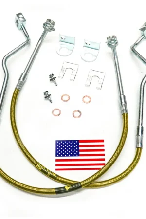 New Release SuperLift Bulletproof Brake Hose-Front-86 Ranger/Bronco II w/4-6in. Lift - 91210