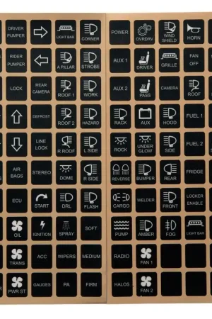 Vertical Switch Legends for Switch-Pros System Cheap