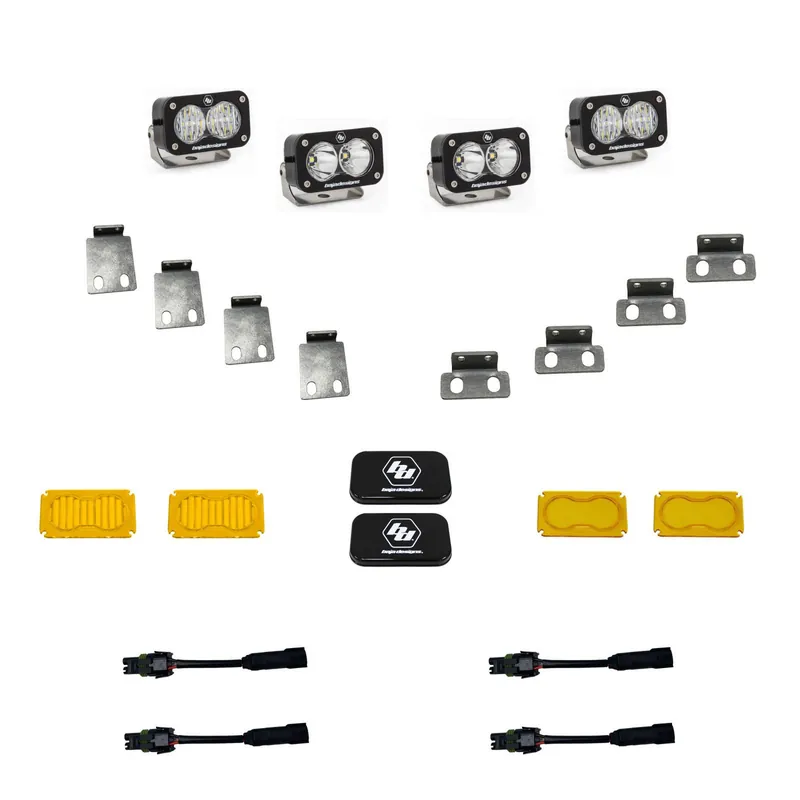 Baja Designs S2 Pro Dual Fog Pocket Light Kit: 21-23 Raptor - 448053 Big Sale