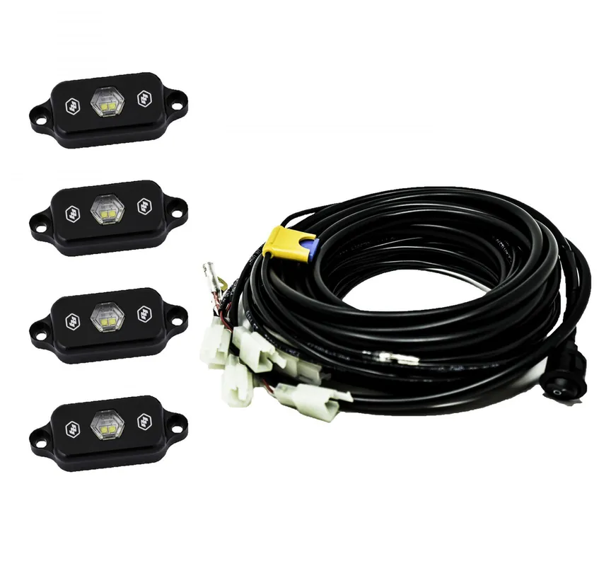 Baja Designs LED Rock Light Kit, Clear - 447059 Genuine