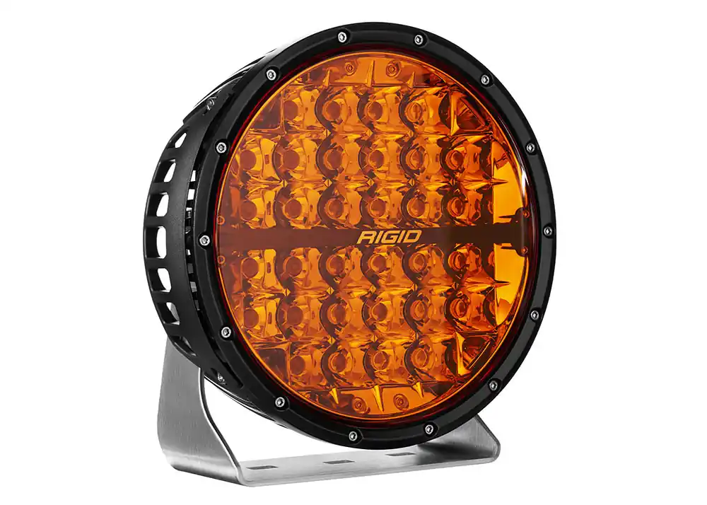RIGID 360-Series RGBW 9 in. Round Light, Spot w/ Amber PRO Lens - 36522 Bargain