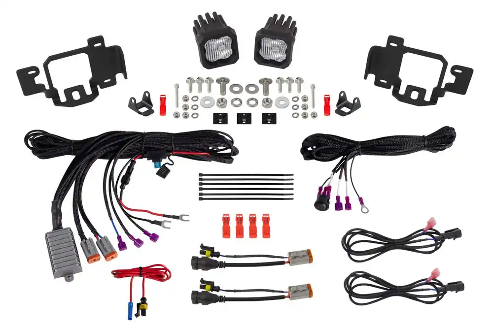 Diode Dynamics SSC1 LED Fog Light Kit SAE Fog for 23-24 Chevrolet Colorado, White - DD7804 No Minimum Order