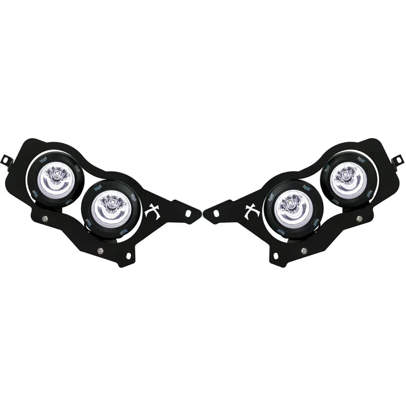 Vision X Lighting Factory Headlight Halo Upgrade Light Kit For 14-16 Polaris RZR Including 4 X XIL-OPRh110, Wiring Adapters And Instructions - XIL-OEHL14RZROPRH Crafted