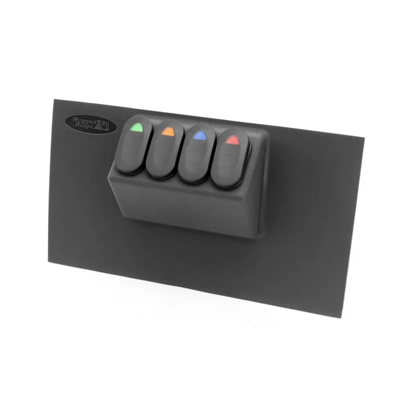 Certified Rugged Ridge Jeep Wrangler Lower Switch Panel Kit - 17235.85