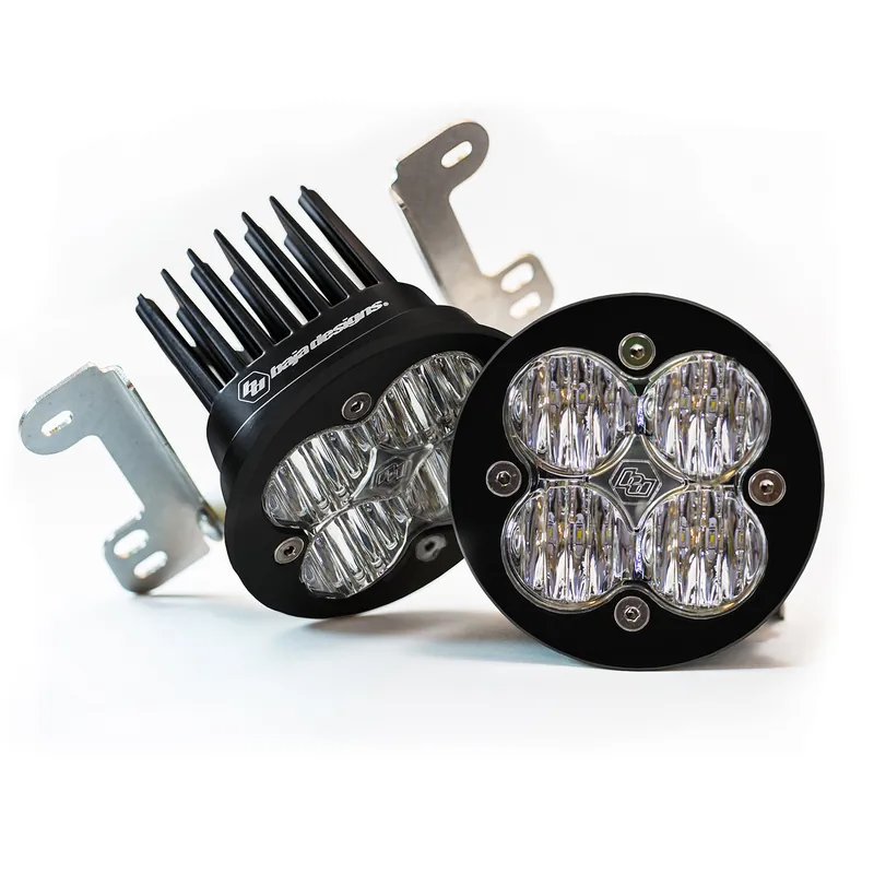 Baja Designs Squadron-R SAE Fog Pocket Light Kit: 10-18 Jeep JK w/ Standard OE Bumper - 447621 Affordable