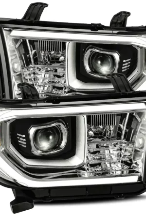 AlphaRex 07-13 Toyota Tundra/08-13 Toyota Sequoia PRO-Series Projector Headlights Plank Style Design Chrome w/ Activation Light - 880786 New Arrival