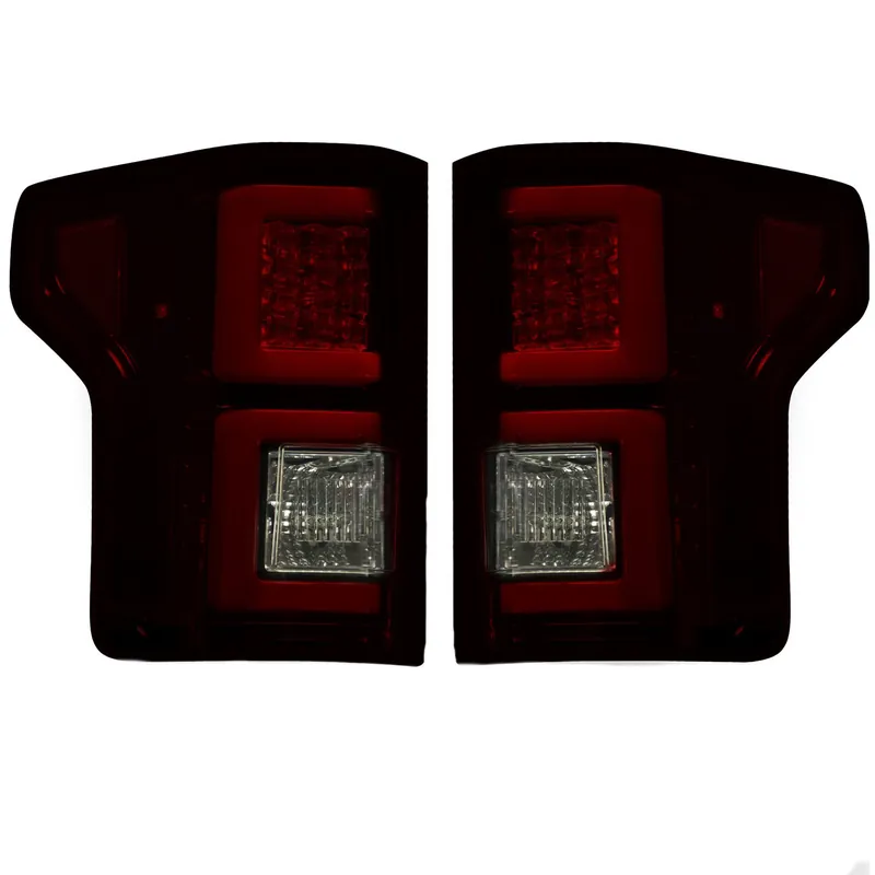 RECON 264468RBK LED Tail Lights (Red/Smoked Lens) - 2018-2020 F-150 Weekend Sale