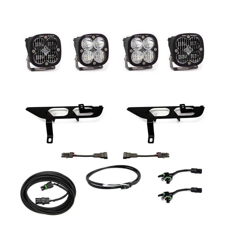 Baja Designs Squadron SAE/Pro Fog Pocket Light Kit, Upfitter Harness: 21-23 F-150 (w/o DRL) - 447699UP Buy Today