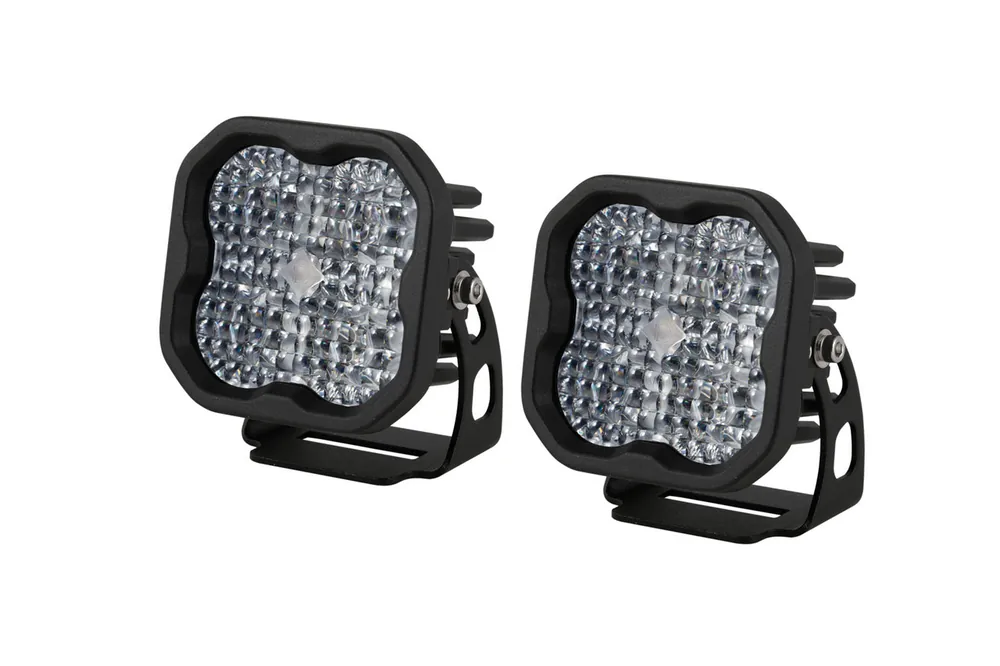 Diode Dynamics SS3 Max Red Backlight White Flood Standard (Pair) - DD6900P Special Discount