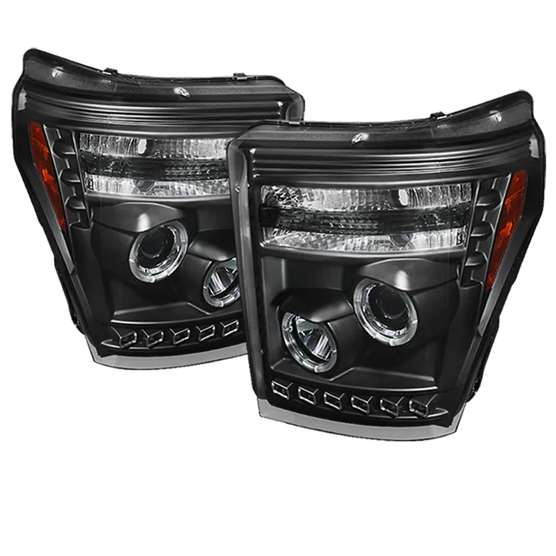 Crafted Spyder Auto CCFL Halo Projector Headlights - 5071729