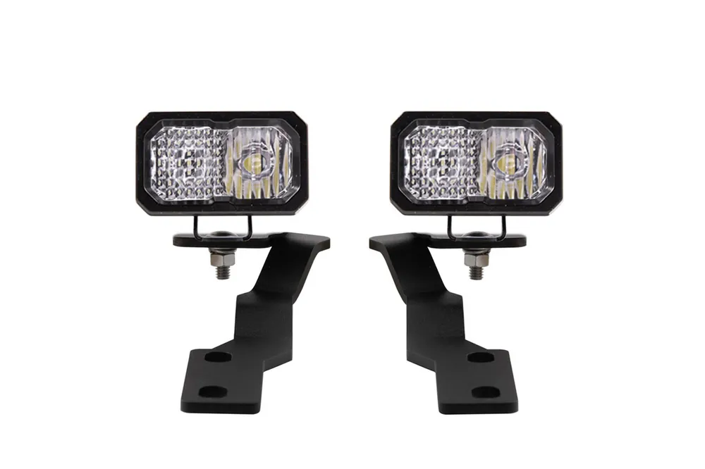 Buy Direct Diode Dynamics Stage Series 2in LED Ditch Light Kit for 16-21 Toyota Tacoma, Sport White Combo-DD6376