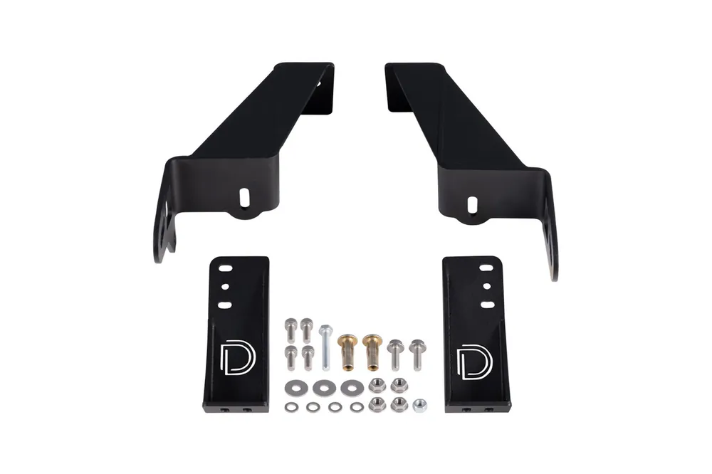 Premium Diode Dynamics Stage Series Grille Bracket Kit for 18+ Jeep Wrangler JL - DD6825P
