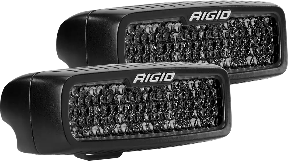 RIGID SR-Q Series PRO, Surface Mount, Spot Diffused Midnight (Pair) - 905513BLK Crafted
