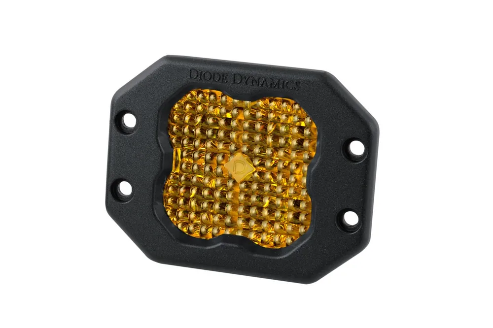 Diode Dynamics SS3 Pro Amber Backlight Yellow Flood Flush - DD6941S Get Yours