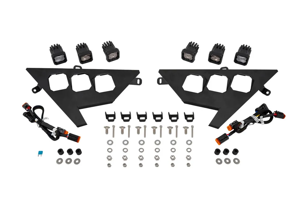 Affordable Diode Dynamics 20+ Polaris RZR C1 Headlamp Kit, Pro White ABL (Pair) - DD7644