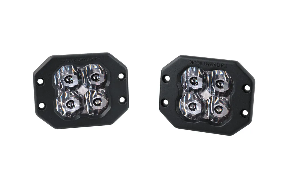 Diode Dynamics SS3 Sport Amber Backlight White SAE Driving Flush (Pair) - DD6912P Order Now