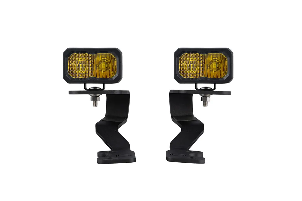 Discount Diode Dynamics Stage Series Ditch Light Kit for 22+ Toyota Tundra, C2 Sport Yellow Combo - DD7390