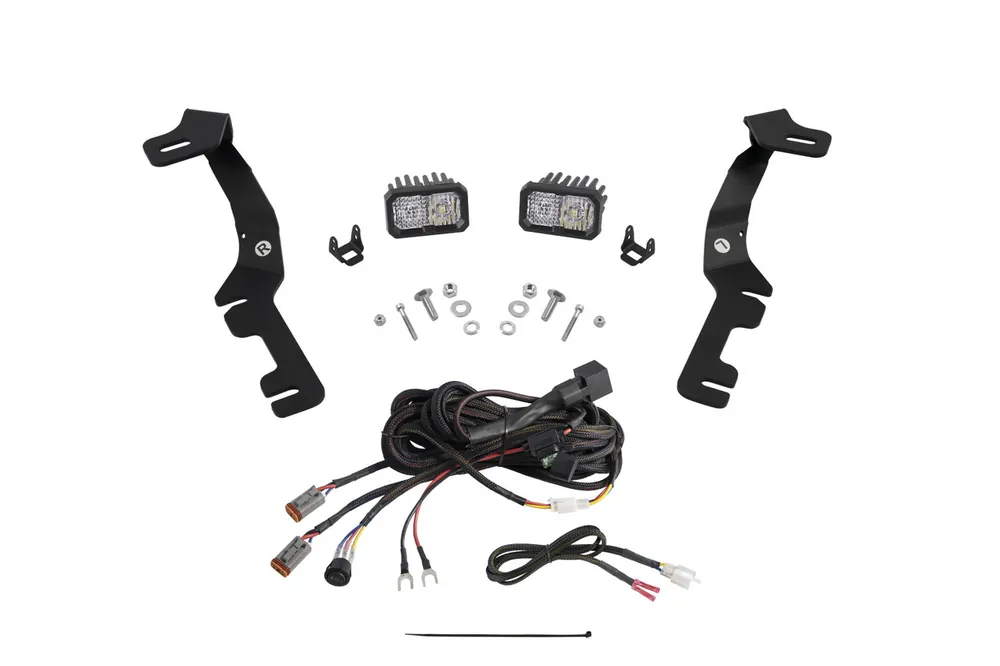 Diode Dynamics Stage Series Ditch Light Kit for 19+ Ram 1500, C2 Sport White Combo - DD7595 Buy Direct