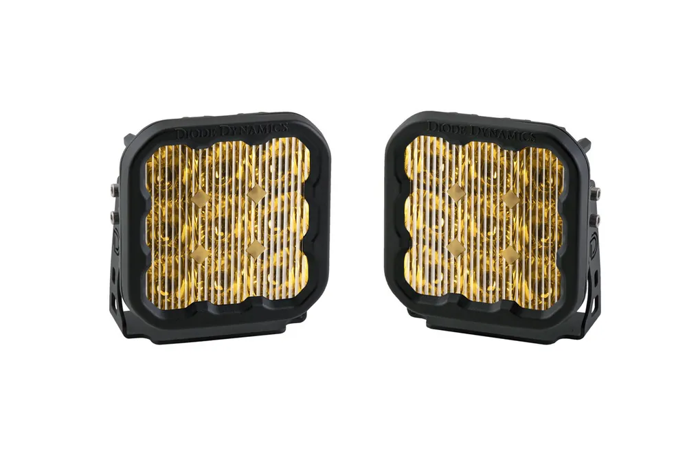 In Demand SS5 LED Pod Pro Yellow Driving Pair Diode Dynamics - DD6783P