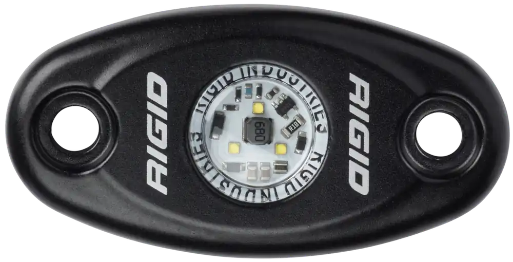 RIGID A-Series High Power LED Accessory Light w/ Black Housing, Cool White - 480093 Limited Time