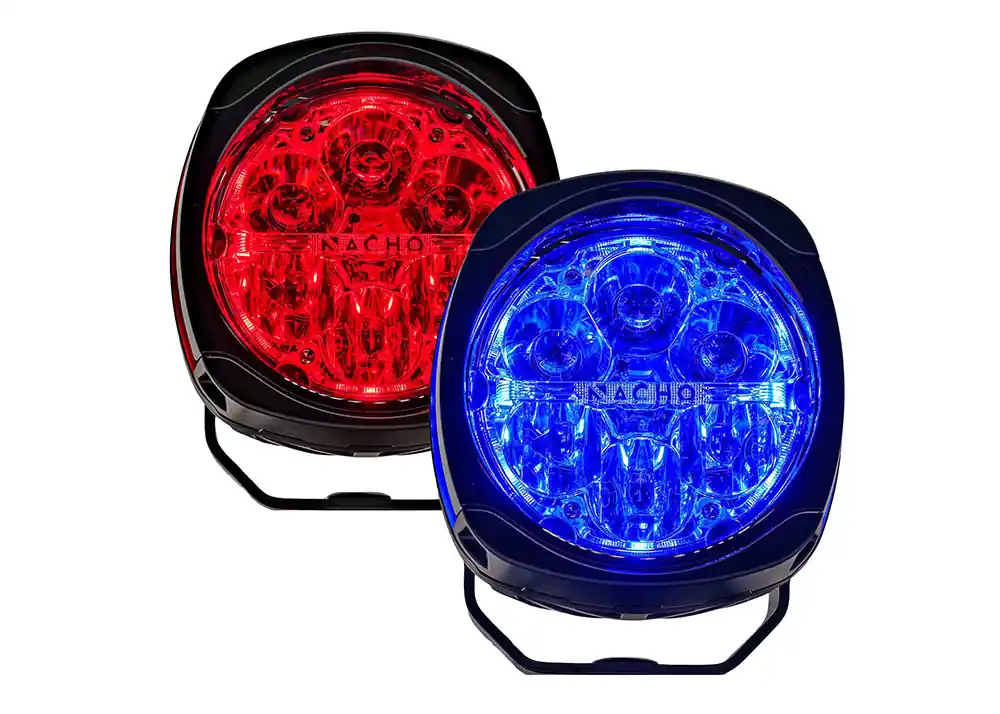 Hot Deal NACHO Quatro Emergency Lights, Red/Blue