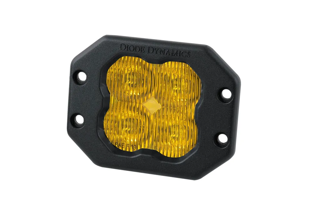 Exclusive Offer Diode Dynamics SS3 Pro Amber Backlight Yellow Driving Flush - DD6939S