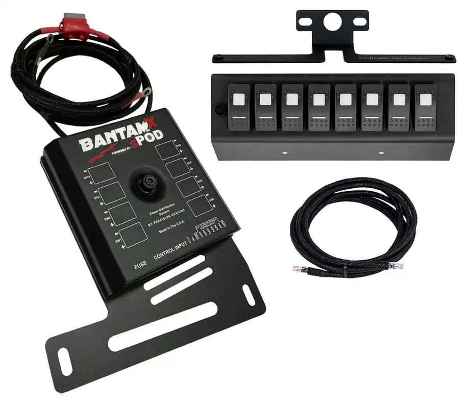 sPOD BantamX w/ Amber LED Switch panel for JK 07-08 - 870050 Authentic