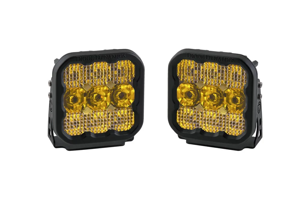 Deal SS5 LED Pod Sport Yellow Combo Pair Diode Dynamics - DD6772P