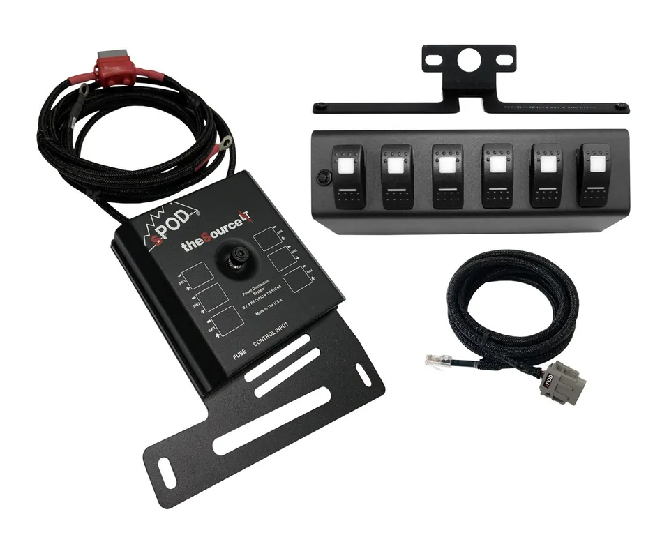 Limited Offer sPOD SourceLT w/ Red LED Switch panel for JK 07-08 - 873185