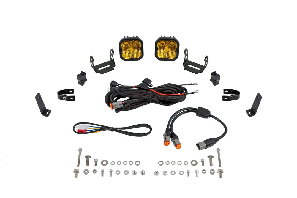 Diode Dynamics SS3 LED Bumper 1" Roll Bar Kit, Pro Yellow Combo - DD7678 Super Sale