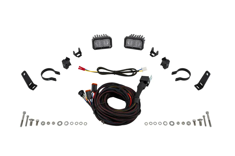 Low Price Diode Dynamics Stage Series 2 Inch Roll Bar Reverse Light Kit, SSC2 Pro (Pair) - DD7668