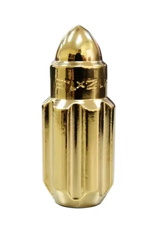 Discount NRG 500 Series M12 X 1.5 Bullet Shape Steel Lug Nut Set - 21 Pc w/Lock Key - Chrome Gold