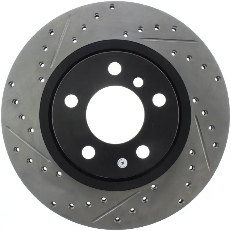 Free Returns StopTech Slotted & Drilled Sport Brake Rotor