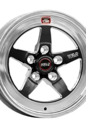 Top Rated Weld S71 15x15.33 / 5x4.5 BP / 4.5in. BS Black Wheel (Low Pad) - Non-Beadlock