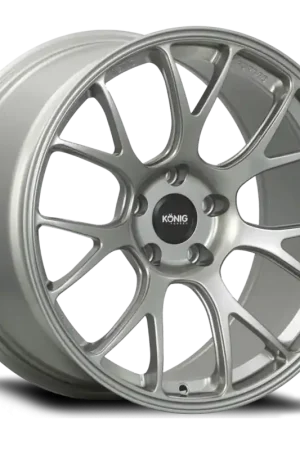 High Quality Konig Forged F1M 18X9.5 5X120 ET35 Ash Silver Knurled Bead