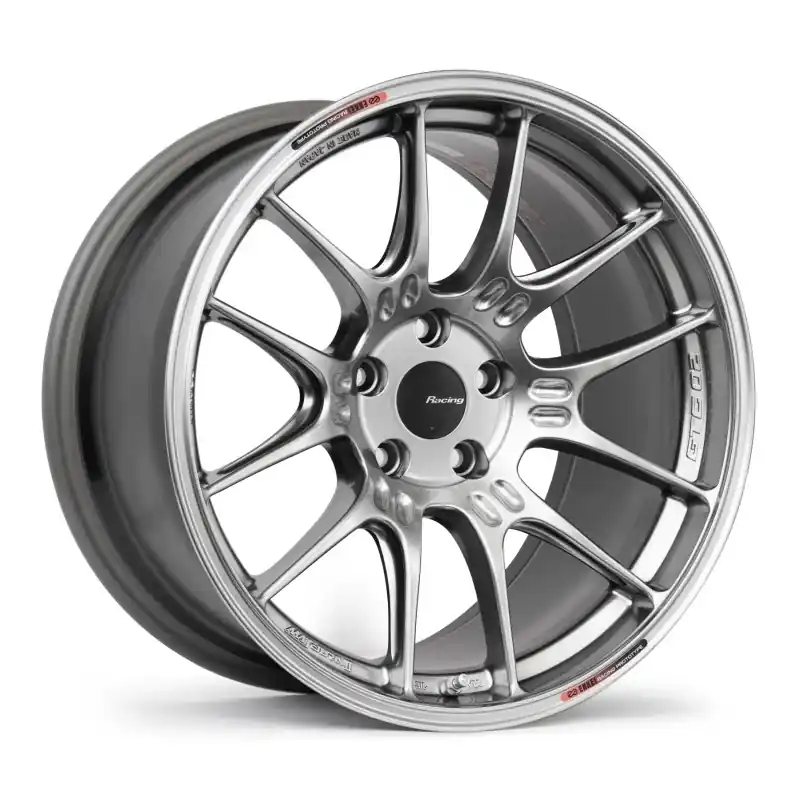 Hot Deal Enkei GTC02 19x9.5 5x112 40mm Offset 66.5mm Bore Hyper Silver Wheel