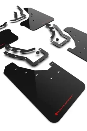 Rally Armor 24-25 Toyota Tacoma Gen 4 Black UR Mud Flap w/Red Logo Professional Grade