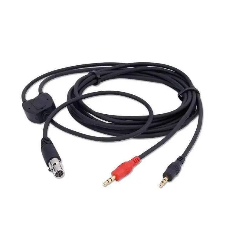 Rugged Radios Music Input and Audio Record Connect Cable for Intercom AUX Port No Minimum Order