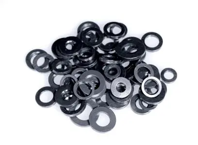 Free Returns ARP M10 ID .850inOD Black Chamfer Washers (10 pack)