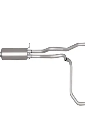 Gibson 96-97 Chevrolet S10 LS 2.2L 1.75in Cat-Back Dual Split Exhaust - Aluminized Top Rated