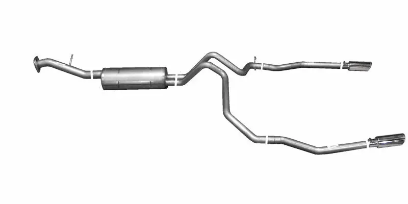 Gibson 00-01 Chevrolet Tahoe Base 4.8L 2.25in Cat-Back Dual Split Exhaust - Stainless Special Discount