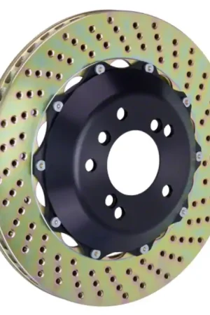 Authentic Brembo 03-06 Viper SRT-10 Front 2-Piece Discs 355x32 2pc Rotor Drilled