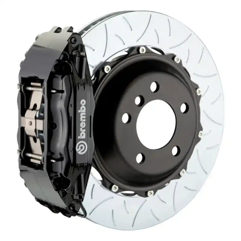 Brembo 97-04 Corvette C5 Front GT BBK 4 Piston Cast 2pc 355x32 2pc Rotor Slotted Type-3-Black High Quality