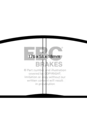 Deal EBC 05-10 Jeep Commander 3.7 Ultimax2 Front Brake Pads