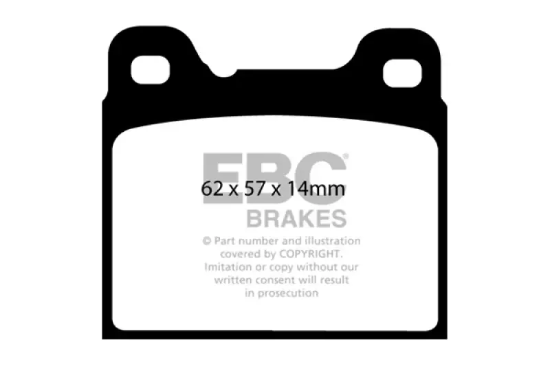 EBC 91-93 Volvo 740 2.3 (ABS) (Girling) Ultimax2 Rear Brake Pads Place Order