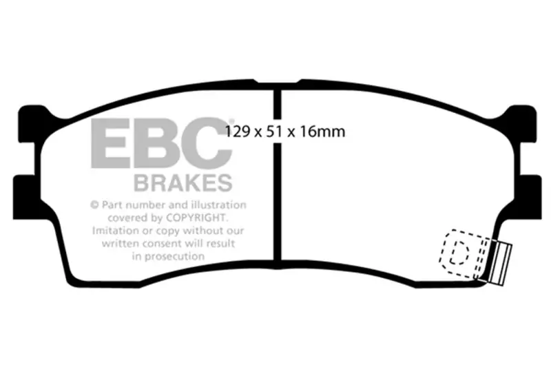 EBC 03-05 Kia Rio Cinco 1.6 Ultimax2 Front Brake Pads Limited Time