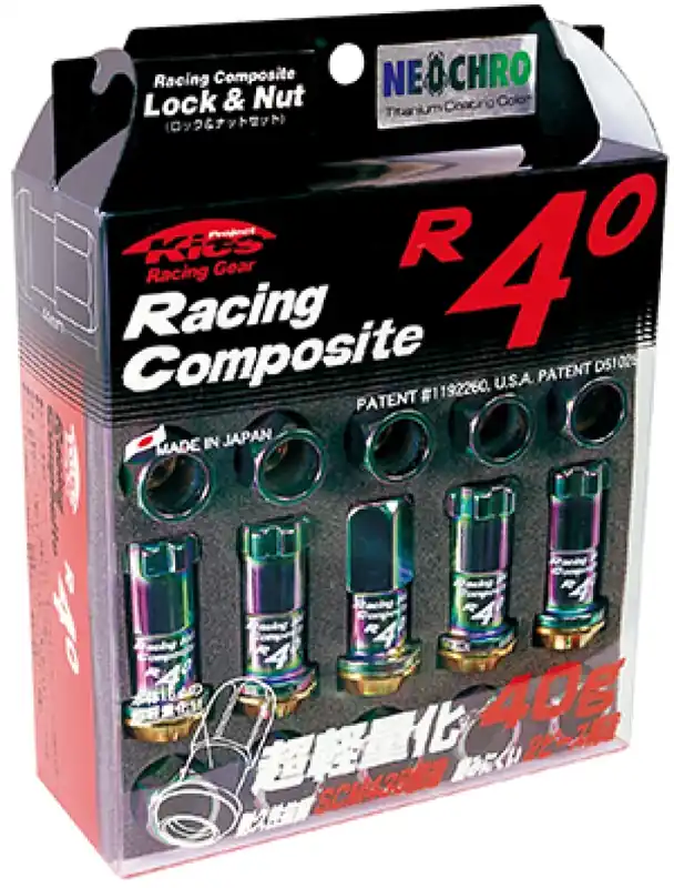 Affordable Project Kics 12x1.50 R40 Lug Nuts - Neo Chrome (16+4 Locks)